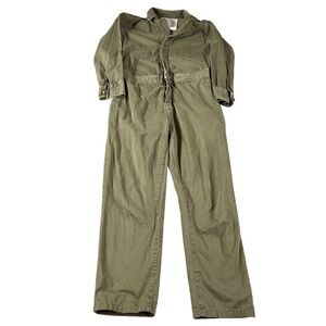 Current Elliot Olive Army Green The Vintage Mechanic Jumper Utility Jumpsuit 0